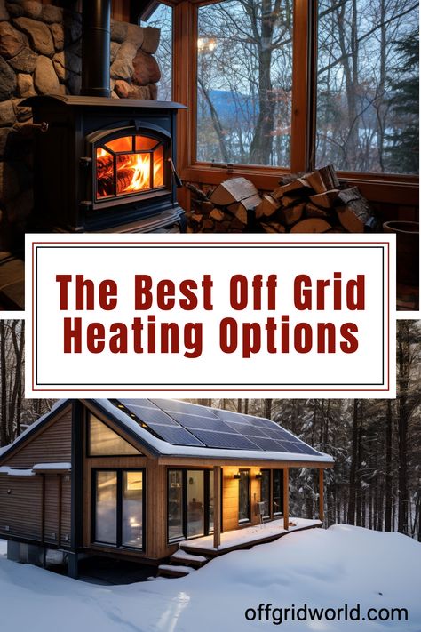 Home Heating Ideas, Heating Home Without Electricity, Off Grid Heating Winter, Heating House Without Electricity, Off Grid Heating, Heating Your Home Without Power, Diy Geothermal Heating And Cooling, Preppers Survival, Grid Ideas