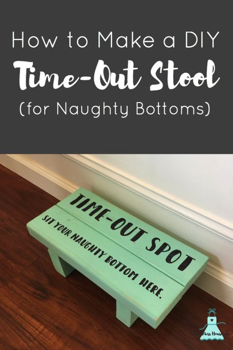 Time Out Stool, Time Out Chair, Diy Stool, Woodworking Plans Pdf, Wood Projects For Kids, Woodworking Shows, Wood Projects For Beginners, Woodworking Projects For Kids, Woodworking Box