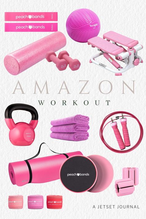 Looking to add a touch of pink to your workout routine? Look no further! Amazon has got you covered with a range of pink workout essentials that can be delivered quickly to your doorstep. Whether you’re a fitness enthusiast or just starting your fitness journey, these products will add a pop of color and motivation to your workouts. Pink Workout Motivation, Pink Workout Clothes, Princess Workout, Ballet Princess, Trendy Workout Outfits, Pink Era, Workout Headphones, Fall Fitness, Diy Home Gym