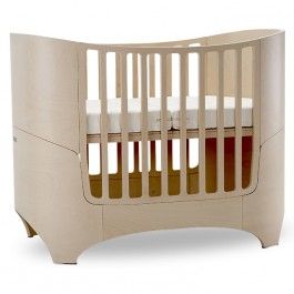 The sweet calmness of the Leander collection conveys simplicity with aesthetic design. The whole collection is made of European beech and is surface treated with a water based lacquer. Combining natural and eco-friendly components makes this a safe solution for your child's primary space.<br/> <br/>The Leander has a functional mindset with the ability to convert from a crib, to a daybed and finally a junior bed. This is furniture that spans years of use and stands the test of time with ... Round Baby Cribs, Leander Cot, Unique Nursery Decor, Small Space Nursery, Nursery Trends, Modern Crib, Junior Bed, Cot Mattress, Cot Bumper