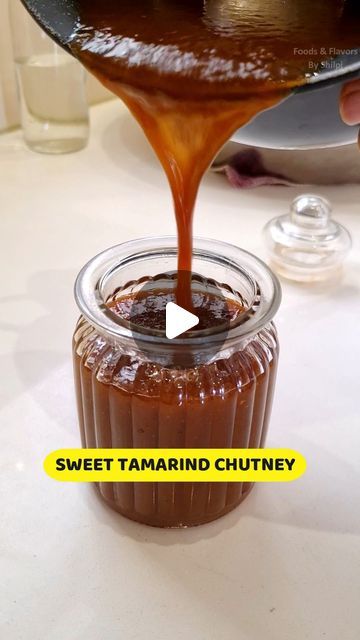 Meethi Chutney Recipe, Sweet Chutney Recipe, Tamarind Chutney Recipe, Chatni Recipe, Indian Chutney Recipes, Lassi Recipes, Healthy Indian Recipes, Food For Digestion, Tamarind Chutney