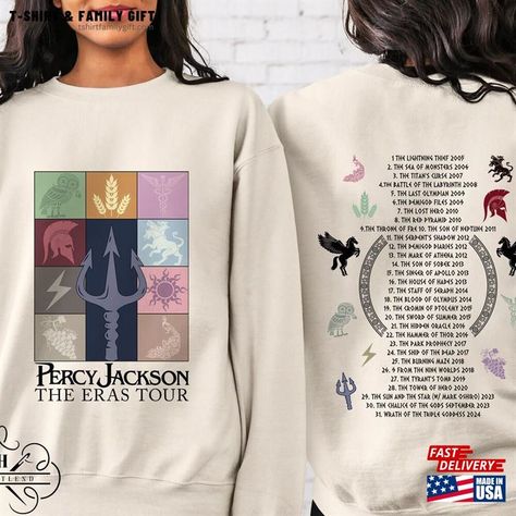 Percy Jackson Camp Half Blood And The Olympians Eras Tour Sweatshirt Lighting Thief Bookish Shirt Tv Series Novel Gift Classic Check more at https://tshirtfamilygift.com/product/percy-jackson-camp-half-blood-and-the-olympians-eras-tour-sweatshirt-lighting-thief-bookish-shirt-tv-series-novel-gift-classic/ Percy Jackson Merch, Percy Jackson Camp Half Blood, Eras Tour Sweatshirt, Hp Ships, Percy Jackson Outfits, Perseus Jackson, The Olympians, Walker Scobell, Paint Shirts