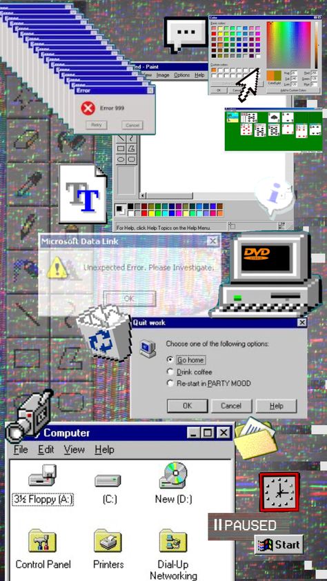 there’s a glitch in the system #computer #digital #code #glitchy Computer Glitch, Glitch Aesthetic, Quit Work, X Files, Art Background, Painting Inspiration, Old Internet, Your Aesthetic, Mood Boards
