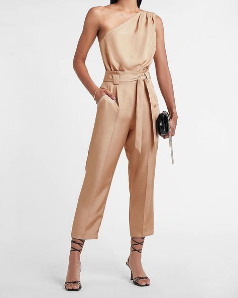 Womens Pant Suits Wedding, Amazon Jumpsuit, Short Long Dresses, Classy Summer Outfits, Belted Jumpsuit, Belt Jumpsuit, Long Romper, Amazon Essentials, Women Wedding Guest Dresses