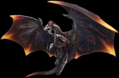 Kushala Daora, Great Jaggi, Elder Dragon, Monster Hunter Art, Orange Glow, Dragon Girl, Fantasy Beasts, Monster Design, Creature Concept Art