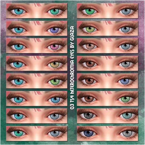 All by Glaza: Heterochromia eyes 3 • Sims 4 Downloads Sims 4 Cc Two Different Colored Eyes, Heterochromia Cc Sims 4, Sims4 Heterochromia, Hetrochormia Eyes Sims 4 Cc, Sims 4 Cc Hetrochormia Eyes, Heterochromia Eyes Sims 4 Cc, Chuuya Sims 4 Cc, Sims 4 Cc Heterochromia Eyes Maxis Match, Hetorcromia Eyes