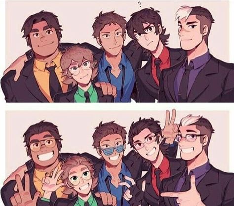 Voltron Characters, Bangs Glasses, Voltron Funny, Klance Comics, Voltron Comics, Form Voltron, Voltron Ships, Voltron Fanart, Voltron Klance