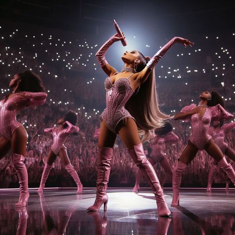 Ariana Grande Body, Ariana Grande Performance, Ariana Grande Singing, Ariana Grande Fragrance, Ariana Grande Outfits, Preformance Outfits, Ariana Grande Photos, Ariana Grande Pictures, Girls Hairstyles Braids