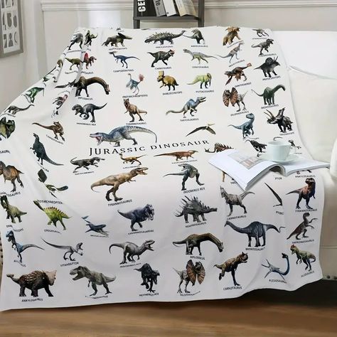 Dinosaur Blanket Boys Jurassic Park Soft Flannel - Temu Canada Walking With Dinosaurs, Dino Kids, Dinosaur Blanket, Dinosaur Room Decor, Funny Dinosaur, Dinosaur Room, Land Before Time, Warm Decor, Kids Sofa