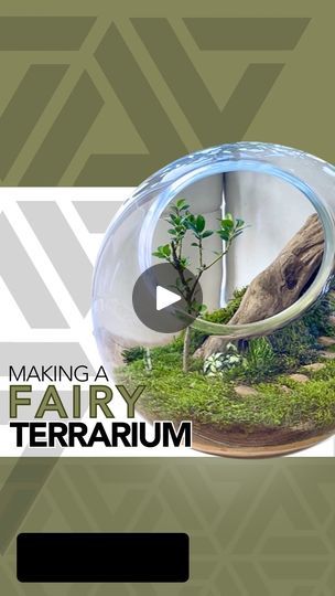 Diy Fairy Terrarium, Fairy Terrarium Ideas, Terrarium Ideas Diy, Moss Terrarium Ideas, Clay Critters, Fairy Terrarium, Fish Tank Terrarium, Diy Terrarium, Mini Gardens