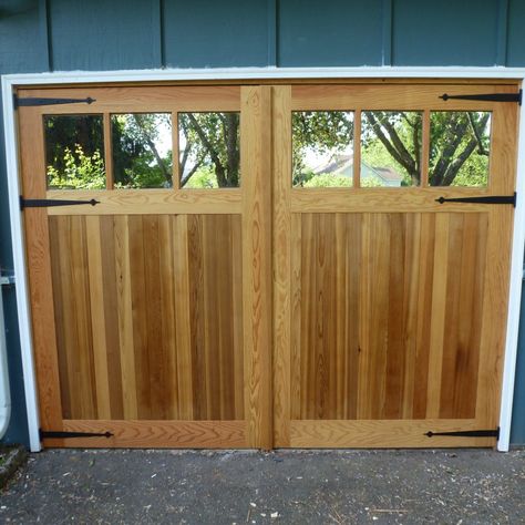 Since Sing Core is known all over the world as the number one source for Eco-friendly insulated carriage doors that are lightweight, high-strength and can be guaranteed not to warp, bend twist or otherwise fail for fifty years, we get a lot of calls and requests from individuals seeking our specialized non-warping carriage doors. The … Wood Garage Door With Windows, Garage Doors Farmhouse, Wooden Garage Doors Window, Rustic Garage Doors Wood, Garage Doors Ideas, Faux Wood Garage Door Craftsman, Cedar Garage Door, No Sag Garage Doors Barn Wood, Carriage Style Garage Doors