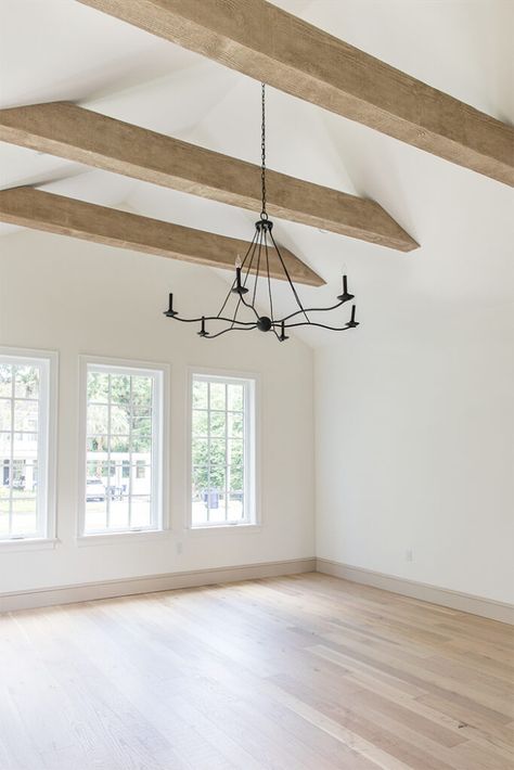 Faux Wood Beams: Heights House Ceiling Beams Living Room, Vaulted Ceiling Beams, Heights House, Beams Living Room, Vaulted Ceiling Living Room, Jenna Sue, Faux Beams, Faux Wood Beams, Wood Beam Ceiling