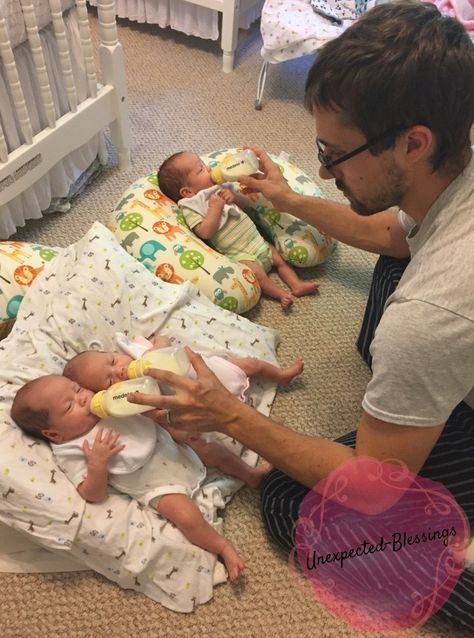 Triplets Babies Newborns, Triplets Nursery, Newborn Triplets, Unexpected Blessings, Multiple Births, Multiples Baby, Triplet Babies, Twin Babies