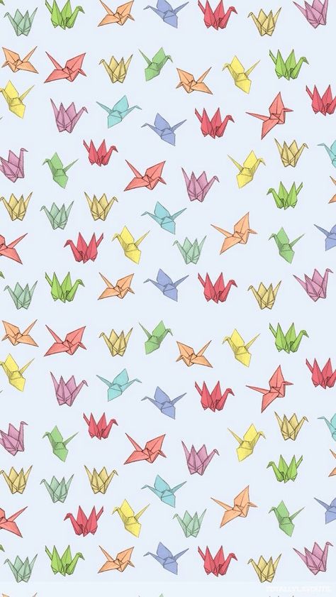 Scrapbook Paper Designs, Paper Cranes, African Art Paintings, Useful Origami, Smartphone Wallpaper, Paper Crane, Background Check, Pet Fashion, Line Friends