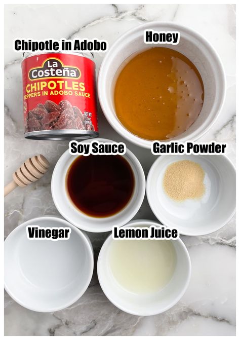 Chipotle Sauce Recipe, Easy Fast Meals, Honey Chipotle Sauce, Chicken Wing Sauce Recipes, Wing Sauces, Chicken Wing Sauce, 3 Ingredient Dinners, Honey Chipotle Chicken, Wing Sauce Recipes