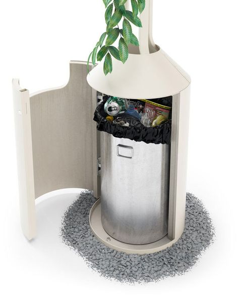 florus3 Trash Bins, Yanko Design, Metal Door, Board Design, Love Design, Urban Design, Pretty Flowers, Clean Up, Industrial Design