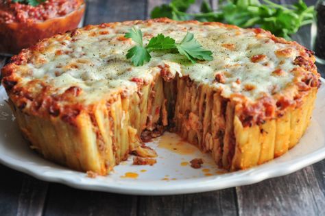 Rigatoni Pasta Pie, Rigatoni Pie, Pasta Pie, Martha Stewart Recipes, Rigatoni Pasta, Wheat Pasta, Whole Wheat Pasta, Smitten Kitchen, Rigatoni