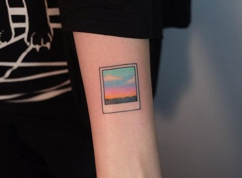 Polaroid Photo Tattoo, Polaroid Picture Tattoo, Polaroid Tattoo, Polaroid Picture, Shape Tattoo, Polaroid Photo, Tiny Tattoo, Japanese Sleeve Tattoos, Detailed Tattoo