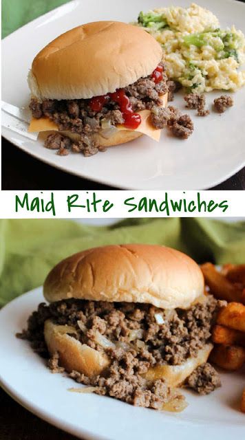 Maid Rites, Taverns Recipe, Maid Rite Sandwiches, Meat Sandwiches, Loose Meat, Loose Meat Sandwiches, Meat Sandwich, Hamburger Meat, Quick And Easy Dinner