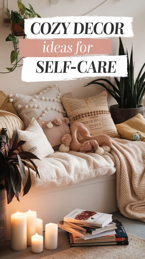 Easy Decorating Tips for Self-Care to Make Your Alone Time Cozy!