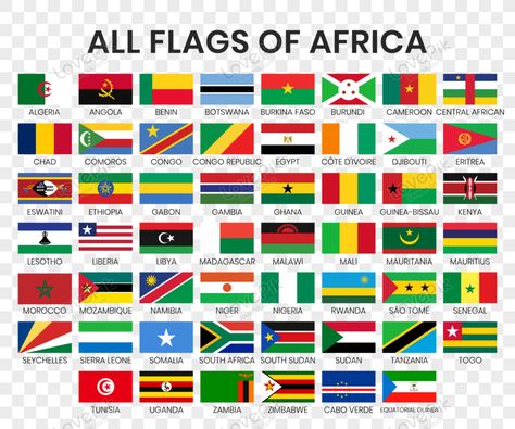 Flags Of African Countries, Flags Of Africa, World Flags With Names, All African Countries, Africa Countries, Africa Continent, Africa Flag, Countries And Flags, Sticker Design Inspiration