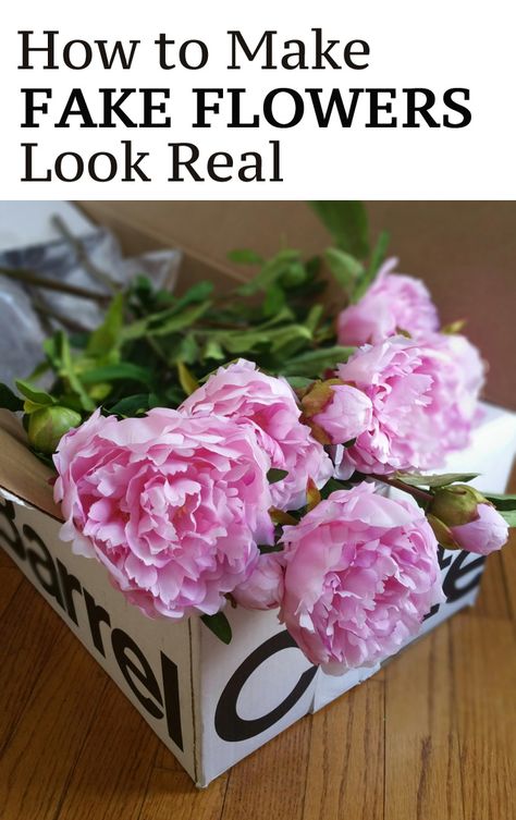 Make Fake Flowers Look Real, Fake Flowers Look Real, Fake Flower Arrangements Diy, Fake Flowers Decor, Diy Fleur, Fake Flower Arrangements, Bloc Party, Diy Arrangements, Floral Arranging