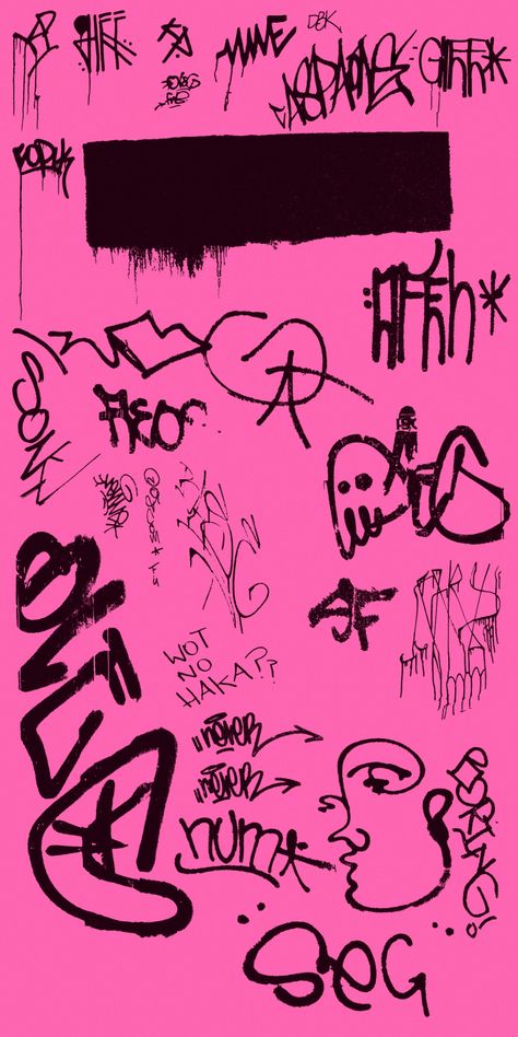 Wallpaper Iphone Graffiti, Wallpapers Graffiti, Wallpaper Layar Kunci, Wallpapers Colorful, Wallpaper Iphone Pink, Kaws Iphone Wallpaper, Trippy Iphone Wallpaper, Kaws Wallpaper, Iphone Pink