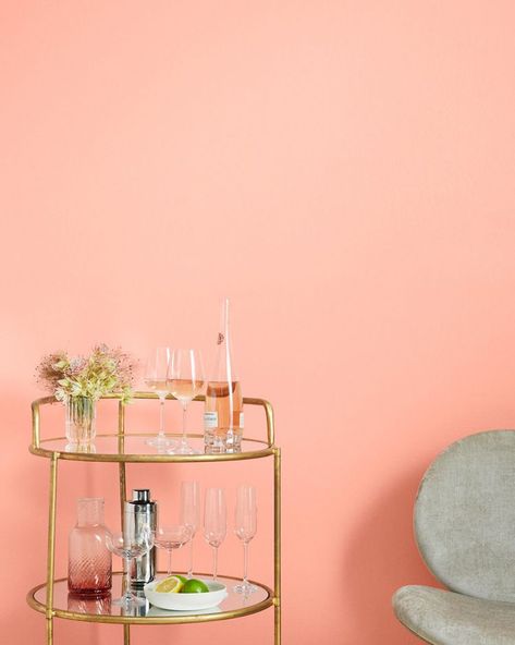 Peach Paint Colors, Coral Paint Colors, Color Durazno, Peach Paint, Pink Paint Colors, Peach Walls, Coral Walls, Trending Paint Colors, Popular Paint Colors