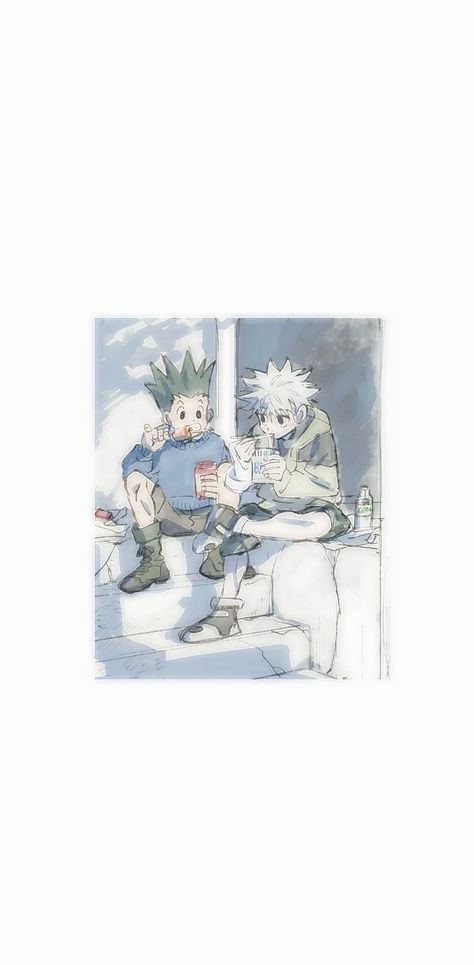 Aesthetic Hxh Wallpaper, Killua And Gon Wallpapers Cute, Hunter X Hunter Phone Wallpaper, Killua Gon Wallpaper, Killua X Gon Wallpaper, Killua Lockscreen, Hunter X Hunter Lockscreen, Killua Wallpaper Iphone, Hxh Lockscreen