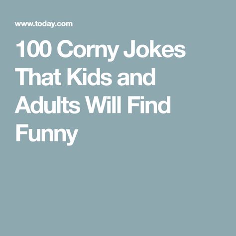 100 Corny Jokes That Kids and Adults Will Find Funny Jokes That Are So Bad They Are Funny, Poop Jokes, Kids Jokes, Anna Birthday, Hot Dog Stand, Corny Jokes, Clean Jokes, Jokes For Kids, One Liner