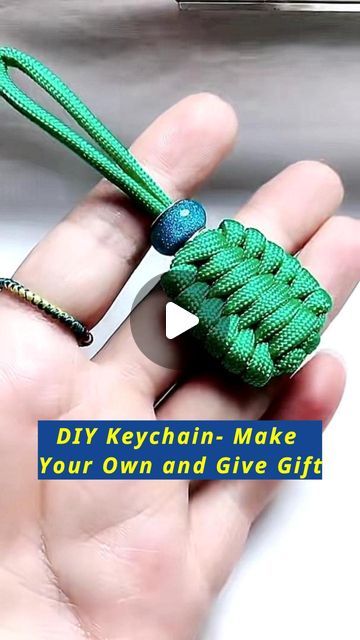 All Girls' Things on Instagram: "DIY Keychain- Make Your Own and Give Gift #ropecraft #ropeart #diykeychain #giftideas2024 #satisfyingcraft" Valentine Keychain Craft, Word Keychain Diy, Wire Keychain Diy, Trendy Handmade Everyday Keychains, Monkeyfist Keychain Diy, Valentine’s Day Keychains Diy, Friendship Cards Diy, Make Keychains, How To Make Keychains