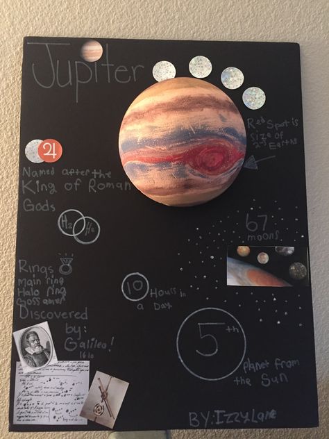 Planet Poster Project, Jupiter Project For School, Jupiter Planet Project For Kids, Jupiter Project, Jupiter Red Spot, Jupiter Poster, Mars Project, Planet Project, Jupiter Planet