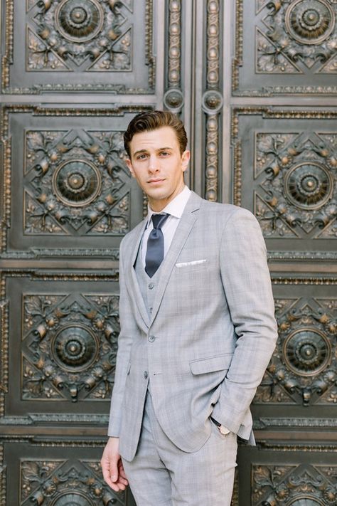 Boardroom or beachside, the Light Gray Plaid Notch Lapel Suit will not disappoint. Our design boasts a gray plaid ombre pattern, Super 130’s Merino wool, flat front pants and sizing available in both modern and slim fits. The wool crepe creates a flattering drape that will make anyone feel like a million bucks. Customize your plaid wedding suit with our suit builder and bring your style to life. Gray Wedding Suits, Gray Wedding Suit, Gray Plaid Suit, Dusty Flowers, Light Gray Wedding, Plaid Suit Men, Plaid Tuxedo, Linen Suits For Men, Plaid Wedding