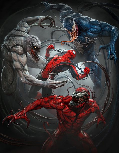 Venom Pictures, All Spiderman, Symbiote Spiderman, Carnage Marvel, Venom Spiderman, Spiderman Venom, Symbiotes Marvel, Marvel Wallpapers, Venom Art