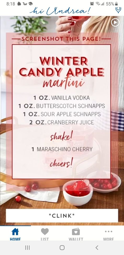 Red Apple Martini Recipe, Candy Apple Cocktail, Winter Martini, Winter Martini Recipes, Apple Martini Recipe Vodka, Apple Caramel Martini, Candy Apple Martini Recipe, Fall Martinis Recipes, Candy Apple Martini