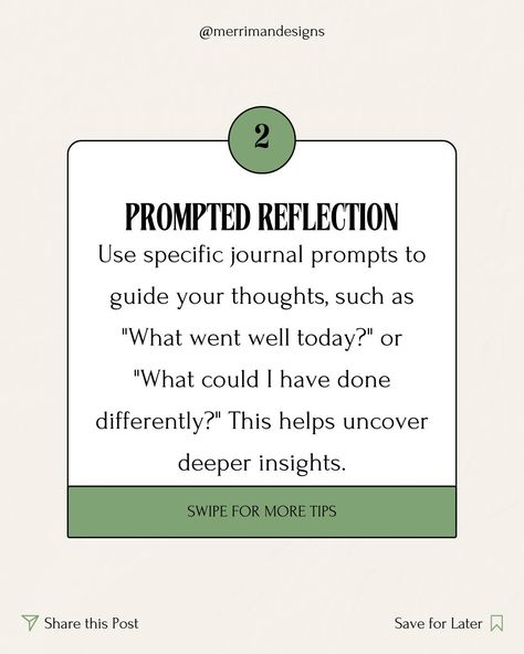 Want to start incorporating reflection into your routine? Here are 5 ways you can use your journal for reflection!
- Daily Gratitude Practice
- Prompted Reflection 
- Mood Tracking
- Lessons Learned
- Vision & Goal Setting

#dailyreflection #dailyreflections #dailyreflectionsforhighlyeffectivepeople #dailyreflection #journalreflections Mood Tracking, Gratitude Practice, Daily Gratitude, Daily Reflection, Practice Gratitude, Lessons Learned, Journal Prompts, Goal Setting, Gratitude