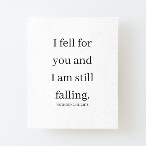 Get my art printed on awesome products. Support me at Redbubble #RBandME: https://www.redbubble.com/i/canvas-print/I-fell-for-you-and-I-am-still-falling-by-HighSociety00/53968410.56DNM?asc=u Fall Canvas, Never Fall In Love, Anime Pictures, Fall For You, I Hate You, Cool Anime Pictures, Instagram Captions, Be Yourself Quotes, I Fall