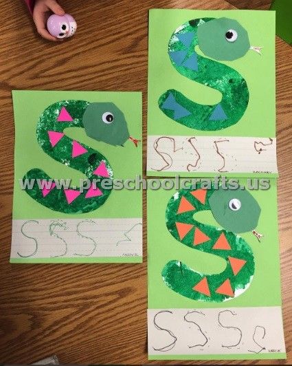 Letters Crafts for Preschoolers - Preschool and KindergartenPreschool Crafts | Mobile Version Letter S Craft Preschool, S Is For Snake Craft, S Crafts For Toddlers, Letter S Crafts For Toddlers, S Is For Craft, S Is For, Letter S Crafts For Preschool, Letter S Activity, Letter S Preschool