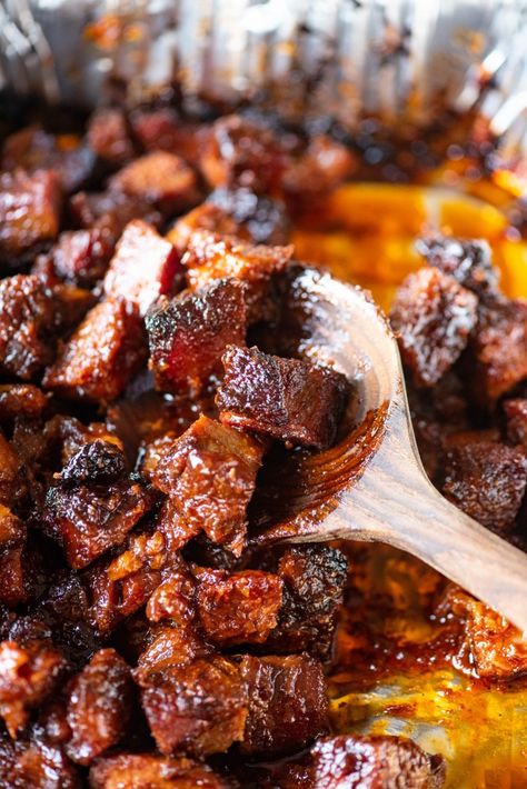 Burnt Beef Tips, Pork Loin Burnt Ends, Pork Shoulder Burnt Ends, Burnt Ends Recipe, Babyback Ribs Recipe, Picnic Roast, Brisket Recipes Smoked, Pork Belly Burnt Ends, Smoked Pork Shoulder