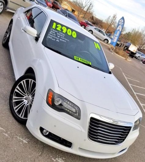 in Albuquerque, NM  Year: 2014  Make: Chrysler  Model: 300 S  Asking Price: $12,900  See more details... Chrysler 300s, 2014 Chrysler 300, Cheap Used Cars, 2000 Honda Civic, White Exterior, Luxury Sedan, Chrysler 300, Cheap Cars, Rear Wheel Drive