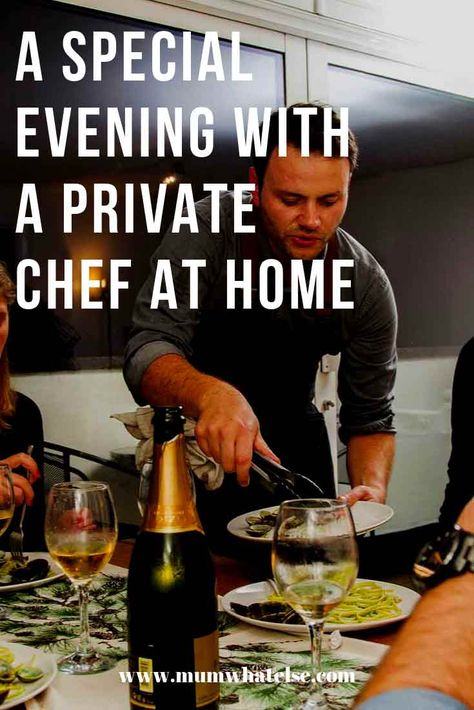 Private Chef Bachelorette Party, Private Chef Menu Ideas, Private Chef Dinner Party, Private Chef Dinner, Pasta Business, Chef Lifestyle, Bachelor's Party, Personal Chef Business, Chef At Home