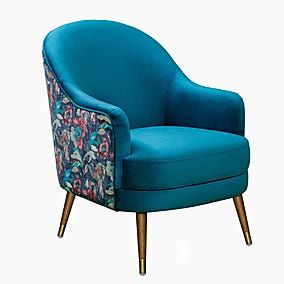 High Back Accent Chairs, Floral Armchair, Trendy Chairs, Chaise Restaurant, Bedside Table Decor, Vibrant Living Room, Sitting Room Design, Luxury Dining Chair, Sofa Bed Design