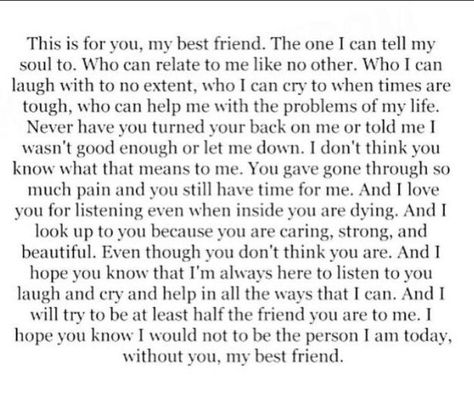 Dear Best Friend Letters, Best Friend Paragraphs, Happy Birthday Paragraph, Birthday Paragraph, Letter To Best Friend, Words For Best Friend, Best Friend Letters, Message For Best Friend, Appreciation Letter