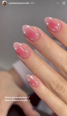 Aura Nails With Sparkle, Coquette Short Nails, Melanie Martinez Nails, Summer Wallpapers, Cute Simple Nails, Blush Nails, Pretty Gel Nails, Soft Nails, Cute Gel Nails