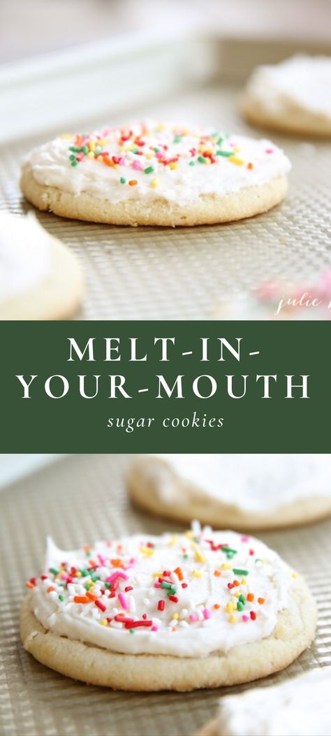 Iced Sugar Cookie Recipe, Drop Sugar Cookie Recipe, Soft Frosted Sugar Cookies, Amish Sugar Cookies, Drop Sugar Cookies, Holiday Sugar Cookies, Sugar Cookie Recipe Easy, Best Sugar Cookie Recipe, Easy Christmas Cookie Recipes