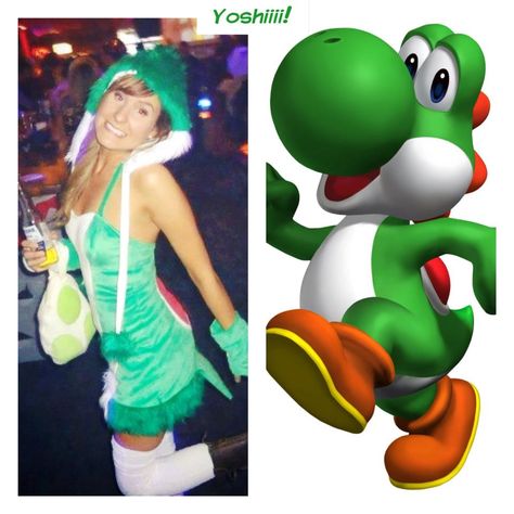 YOSHI costume Cute Yoshi Costume, Yoshi Halloween Costume Women, Halloween Cool Costumes, Yoshi Halloween, Yoshi Costume, Amazing Costumes, Halloween 23, Cat Costume, Halloween 2024