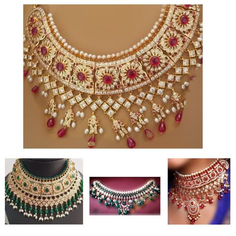 Rajputi Necklace Set Gold, Rajput Jewellery, Bravery Quotes, Rajputi Jewellery, Wedding Jewelry Sets Bridal Jewellery, Rajputi Dress, Diwali Decorations At Home, Best At Home Workout, Diy Embroidery Designs