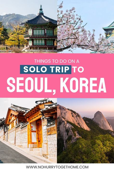 solo trip to Seoul Korea Things To Do In Seoul, Backpacking Routes, Visit Seoul, Traveling Alone, Things To Do Alone, Solo Travel Tips, South Korea Travel, Solo Trip, Korea Travel