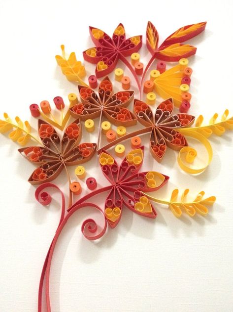 Paper Quilling Leaves, Quilling Leaves, Quilling Projects, Neli Quilling, Arte Quilling, Paper Quilling Flowers, Paper Quilling Cards, Quilling Work, Desain Quilling