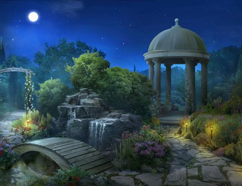 Garden Night, Debut Ideas, Manor Garden, Choices Game, Castles Interior, Garden Drawing, Castle Garden, Beautiful Flowers Garden, Pre Debut